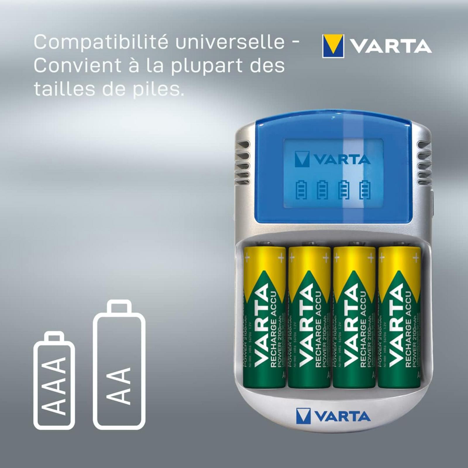 VARTA LCD Charger + 4 Piles AA 1 600 mAh miniature 4