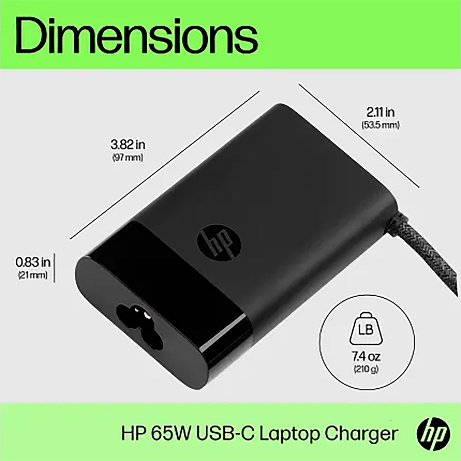 HP Chargeur USB-C 65W Original miniature 7