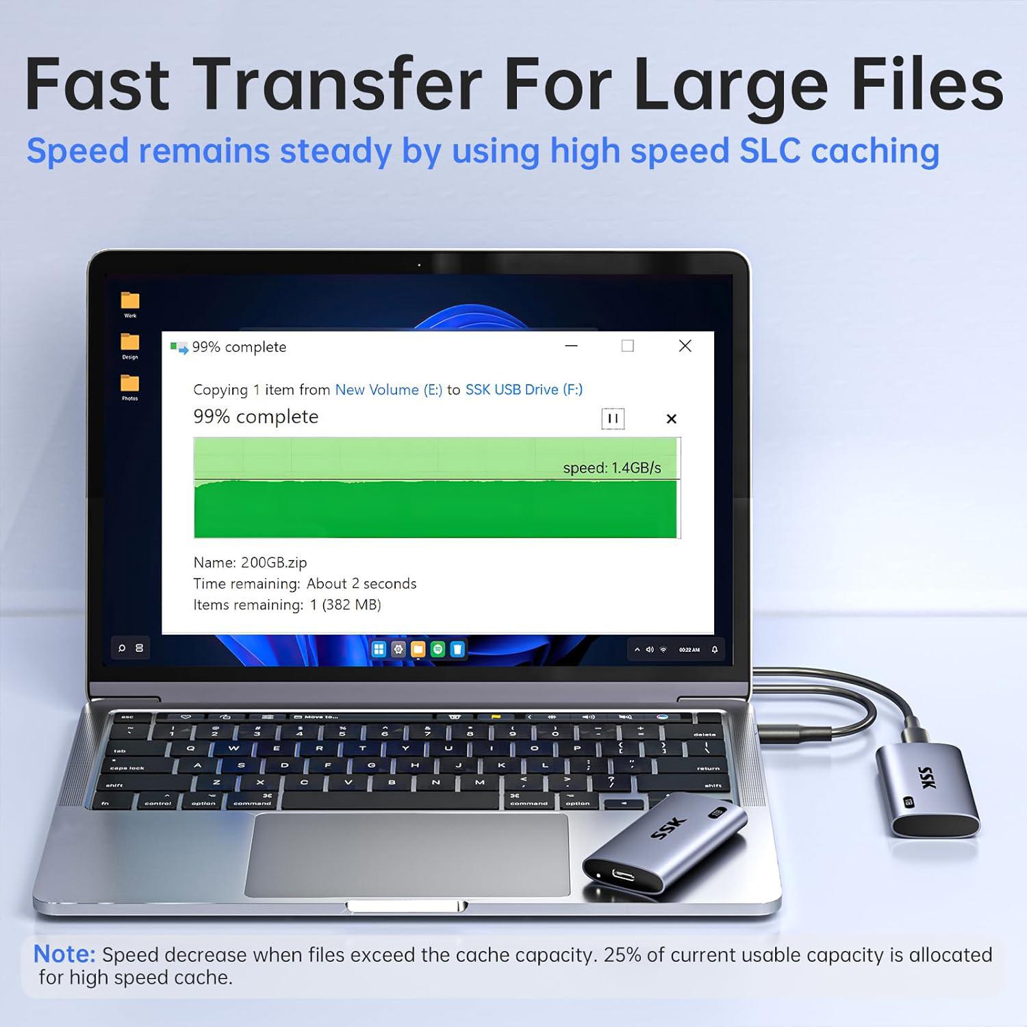 SSK SD600 Portable SSD 2TB miniature 4