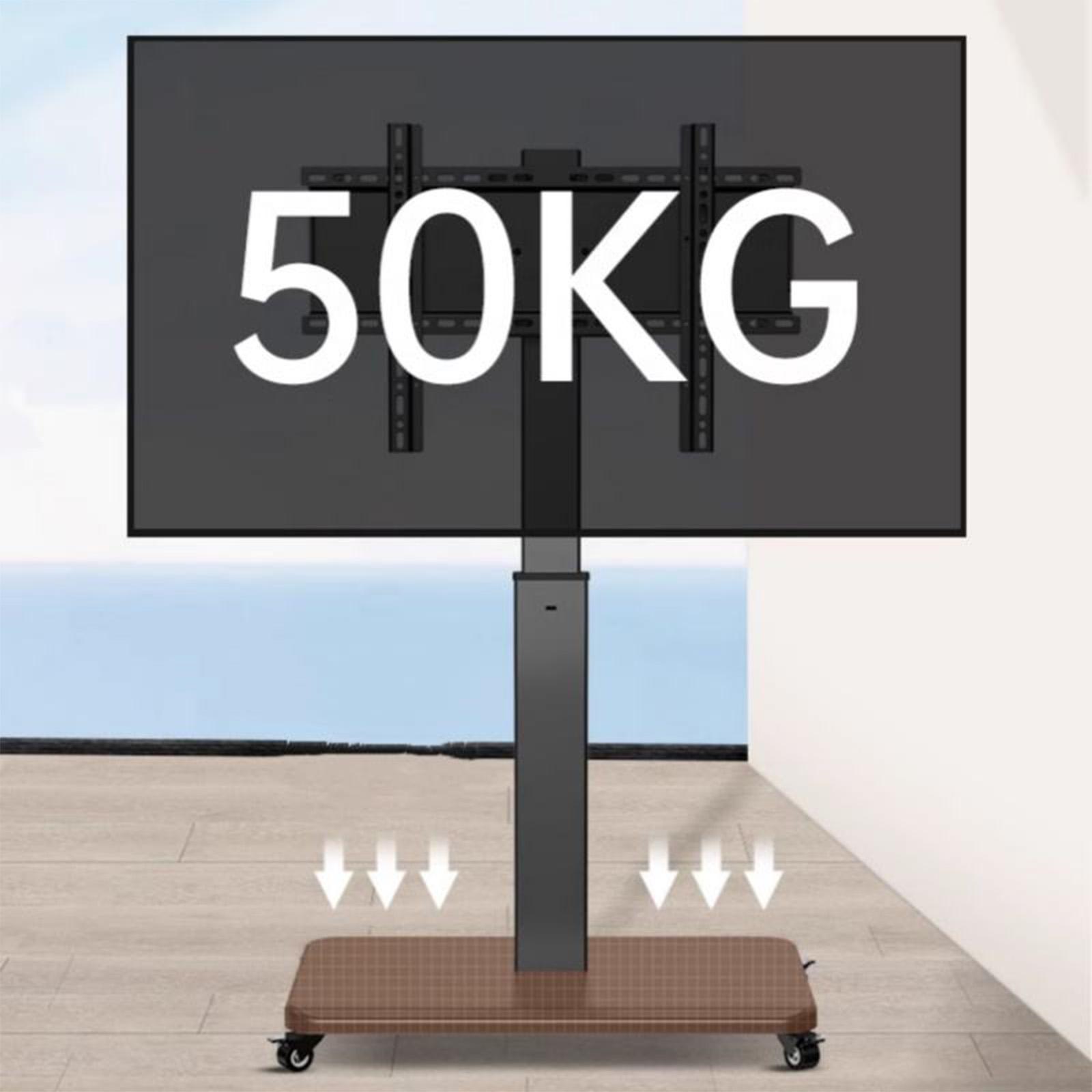 Support TV Mobile sur Roulettes avec Manivelle miniature 4