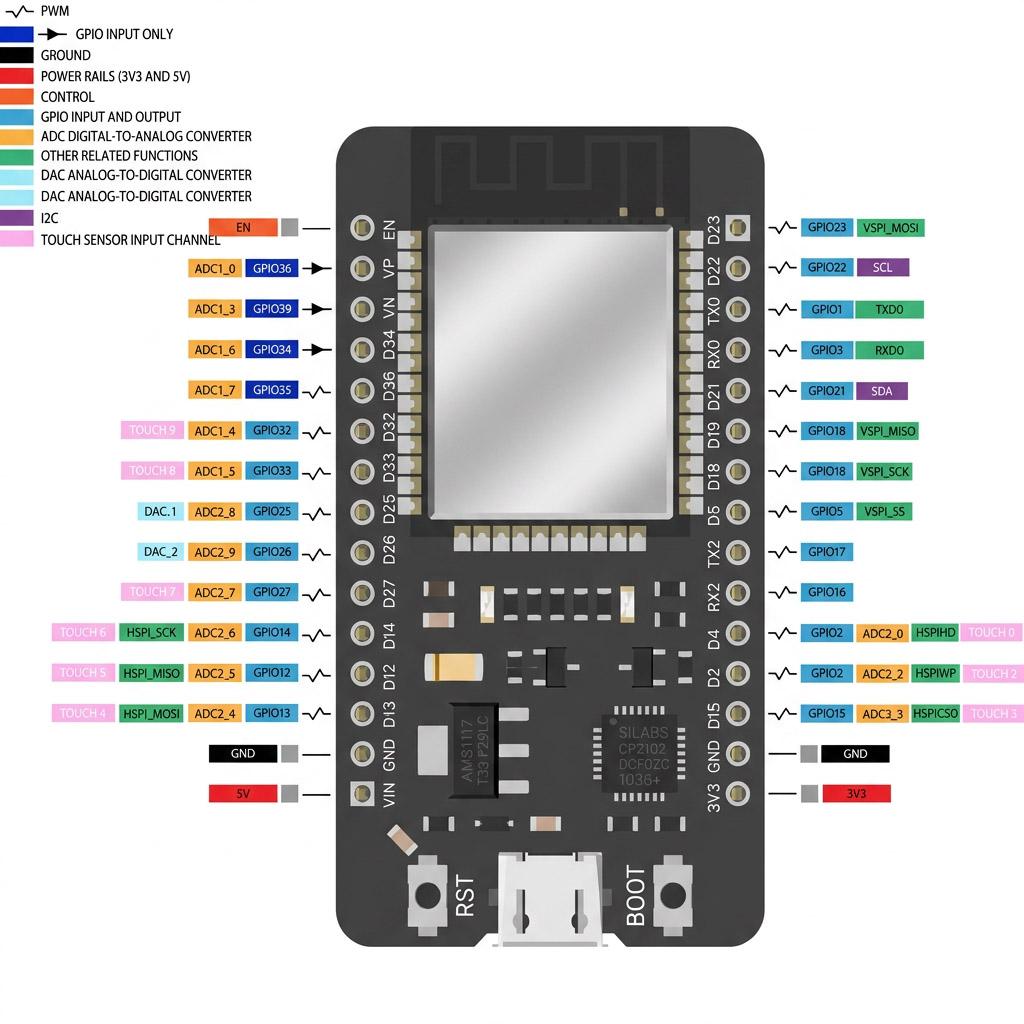 ELEGOO ESP-32 miniature 5